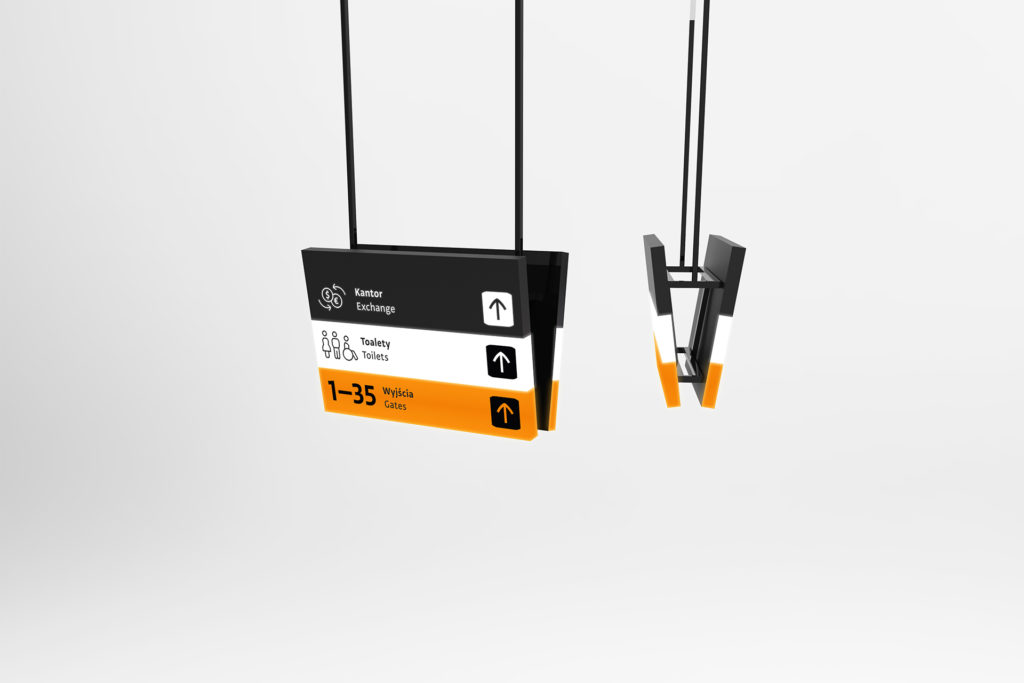 Wayfinding system for Chopin Airport in Warsaw