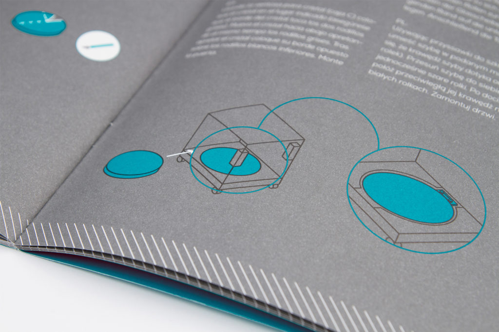 Infographic manual publication of assembly Orbitvu device