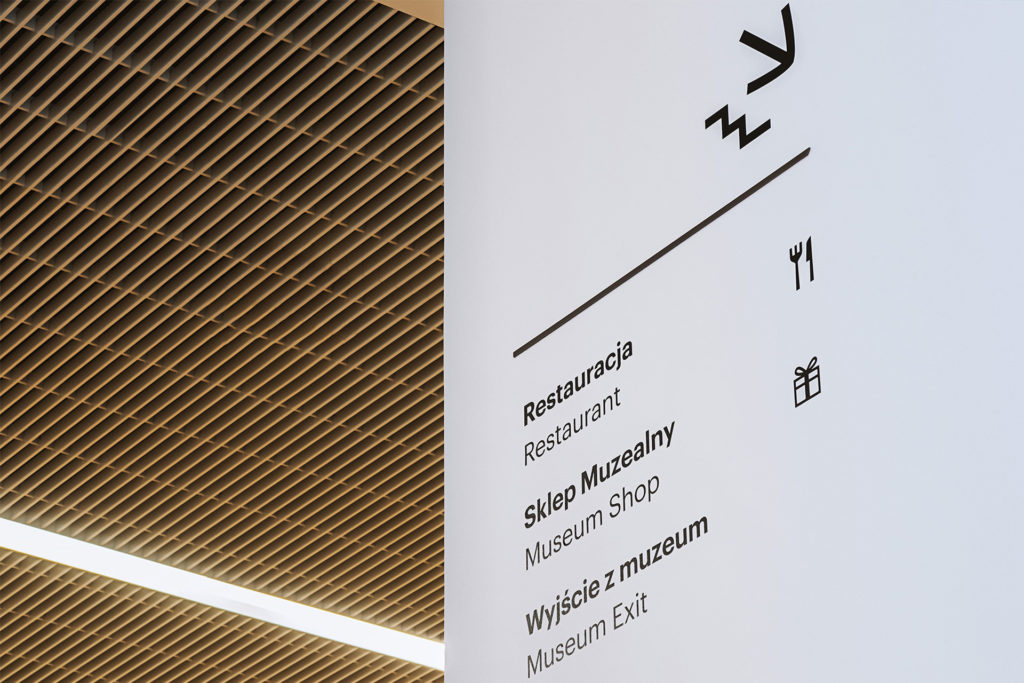 Map design for wayfinding system in Museum of the History of Polish Jews in Warsaw