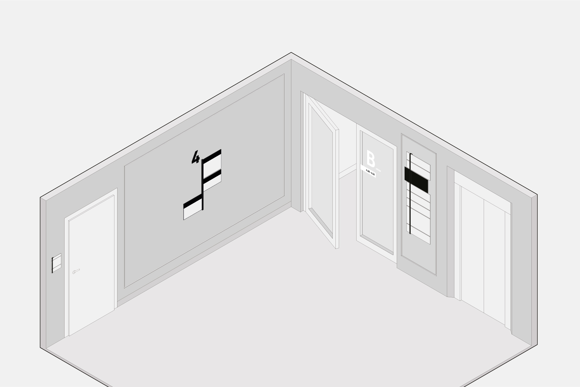 Wayfinding system for The Marshal Office of the Voivodeship of Silesia