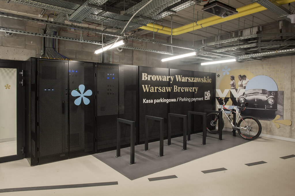 Wayfinding system & environmental graphics in Warsaw Breweries
