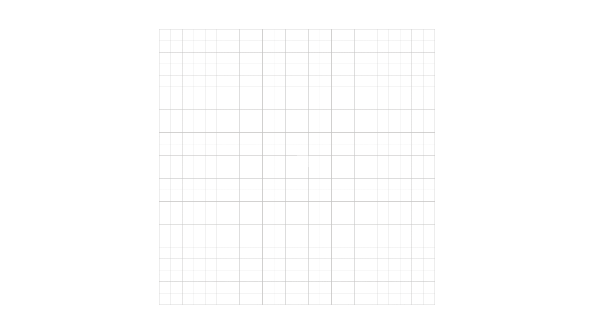 TBC blank studio icon grid