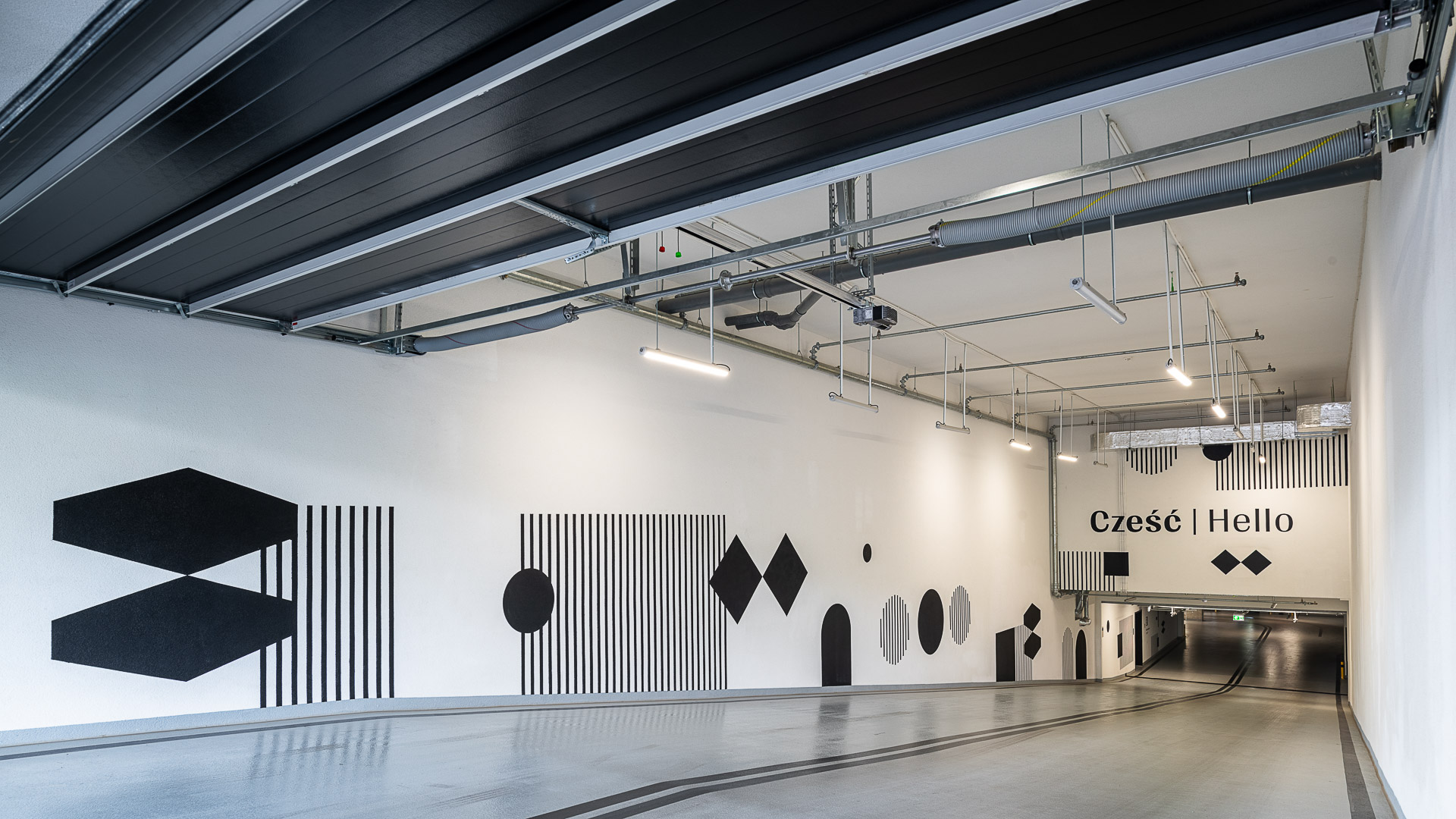 Environmental graphics for office building Lakeside Warsaw Grupa5