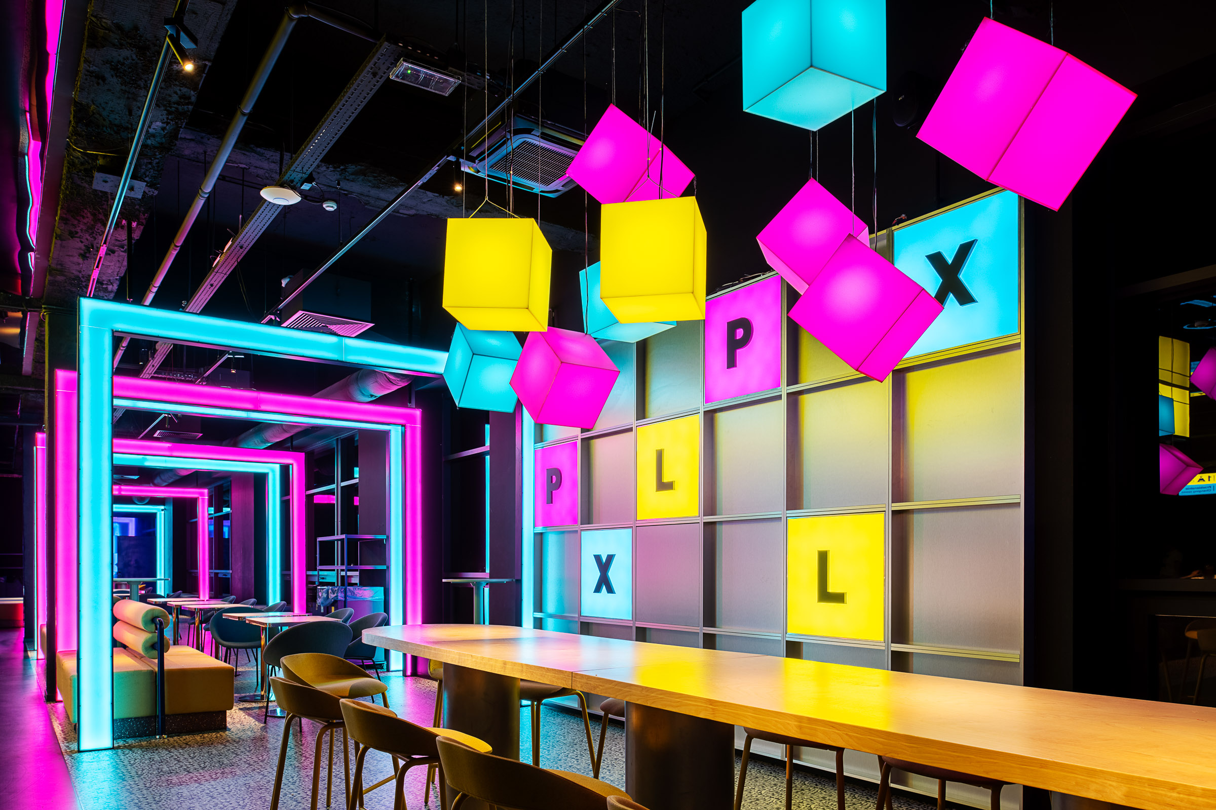 Environmental graphics for Pixel XL in Katowice