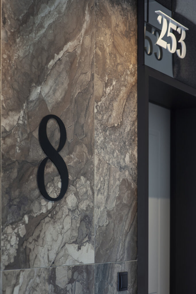 Signage system for DOKI Living in Gdansk