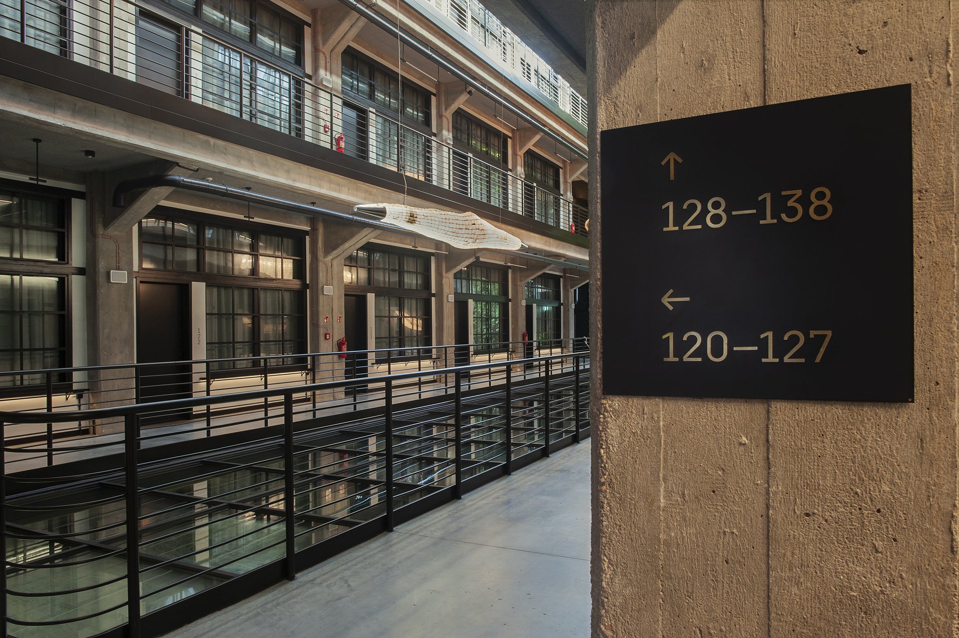 wayfinding system in the old building