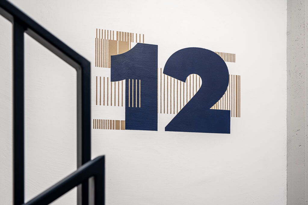 ATAL SKY+ Katowice residential wayfinding