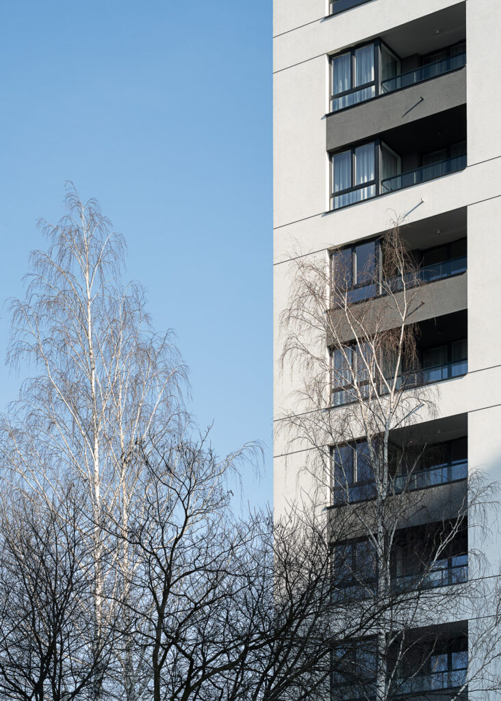 ATAL SKY+ Katowice residential wayfinding