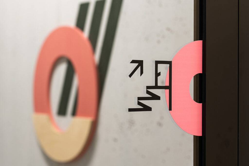 Wayfinding system residential building icons