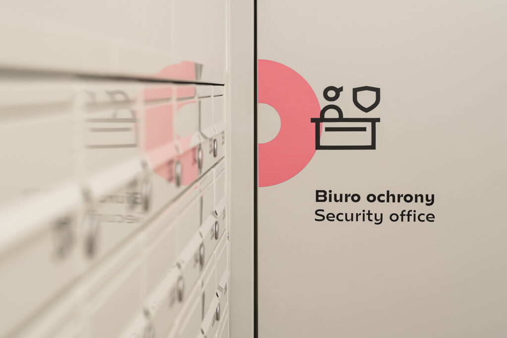 Wayfinding system residential building