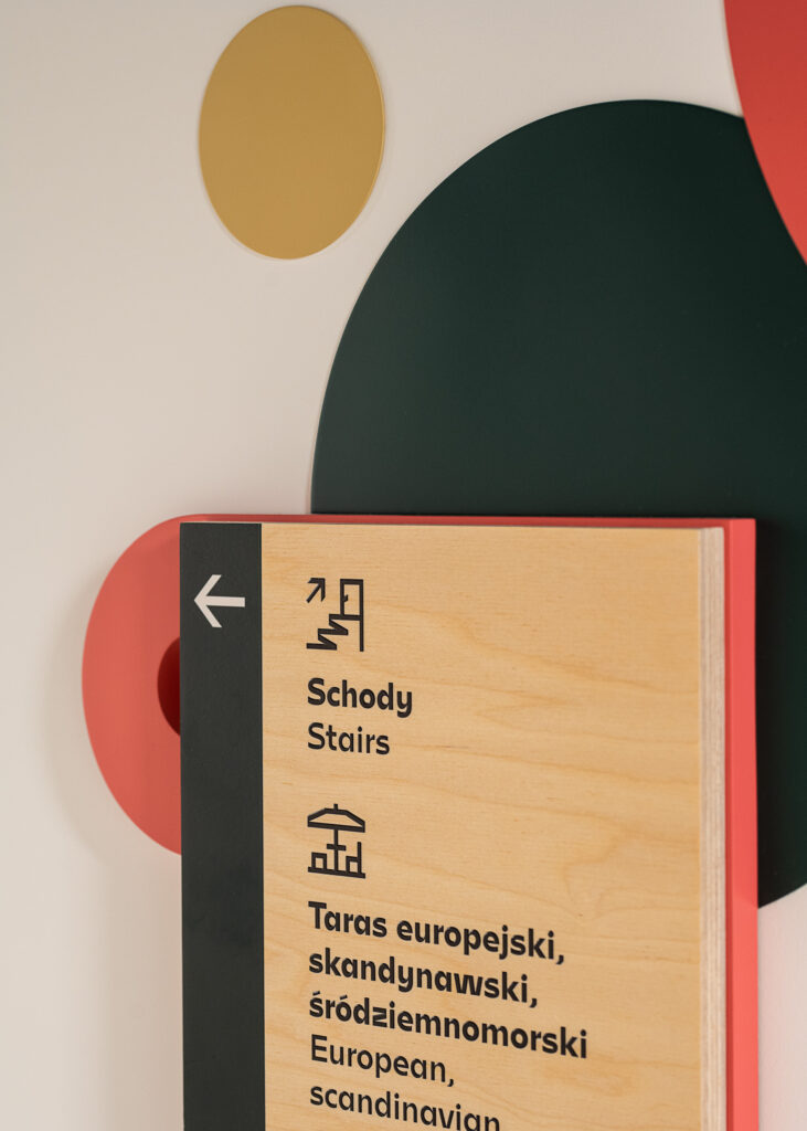 Wayfinding system residential building