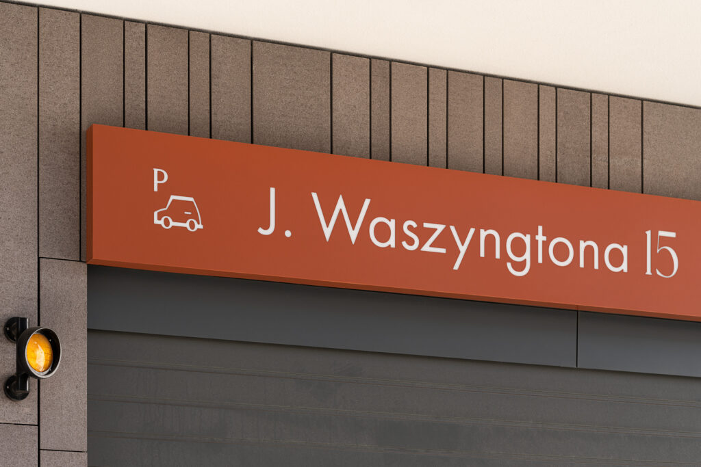 Vastint Waterfront in Gdynia underground parking entrance