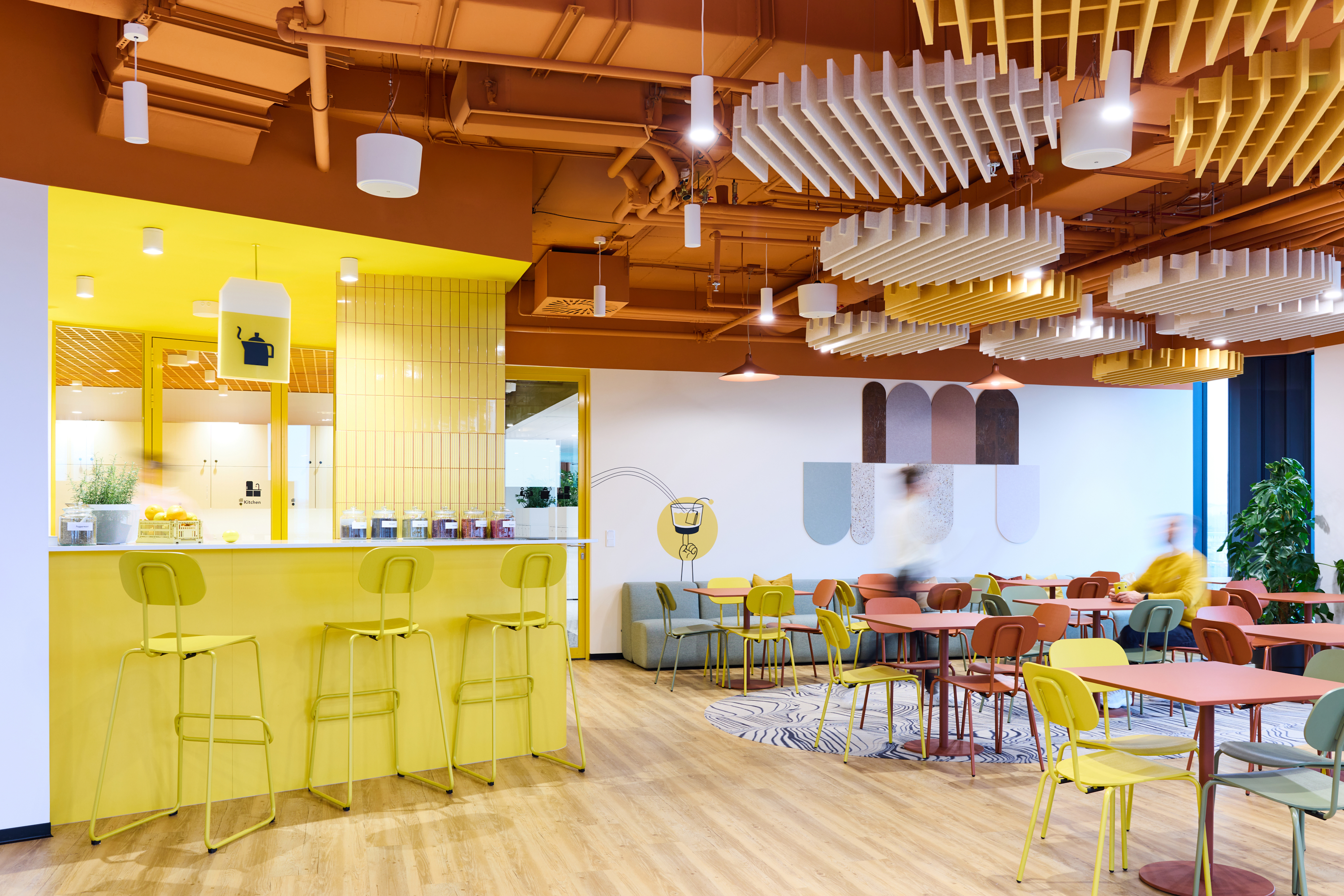 LIPTON Teas and Infusions Global HUB workplace interior design
