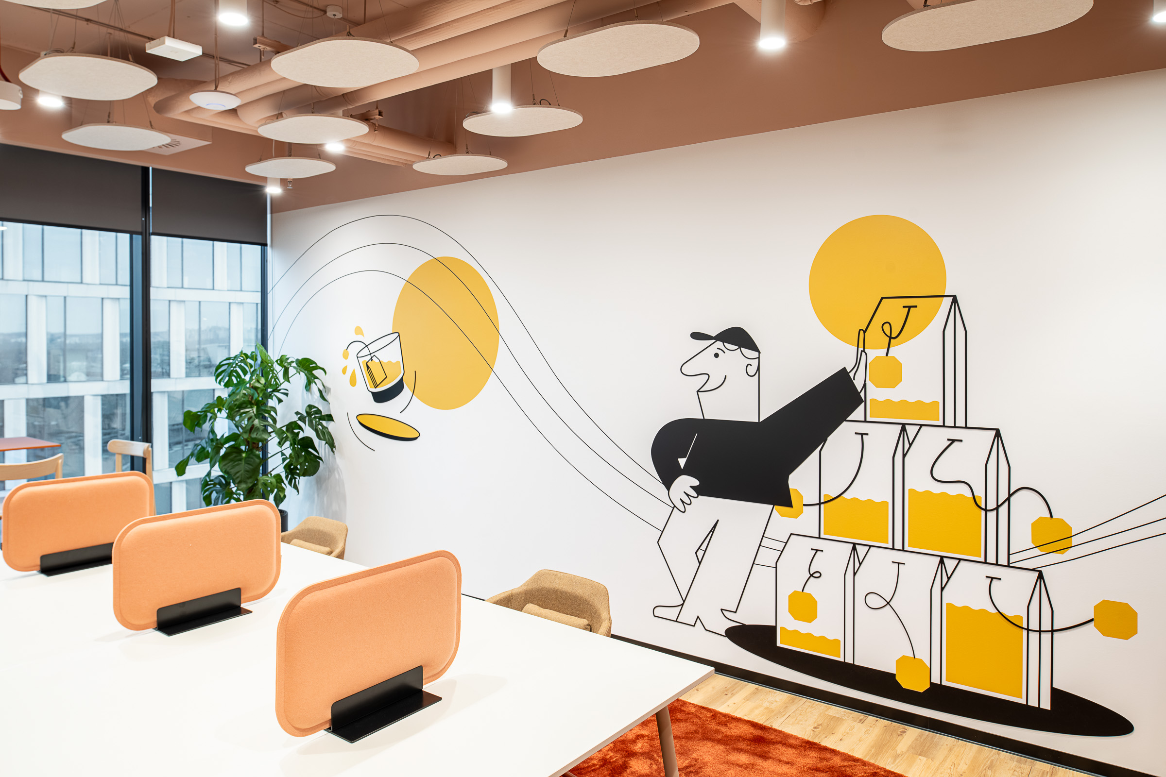 LIPTON Teas and Infusions Global HUB authors illustration space branding