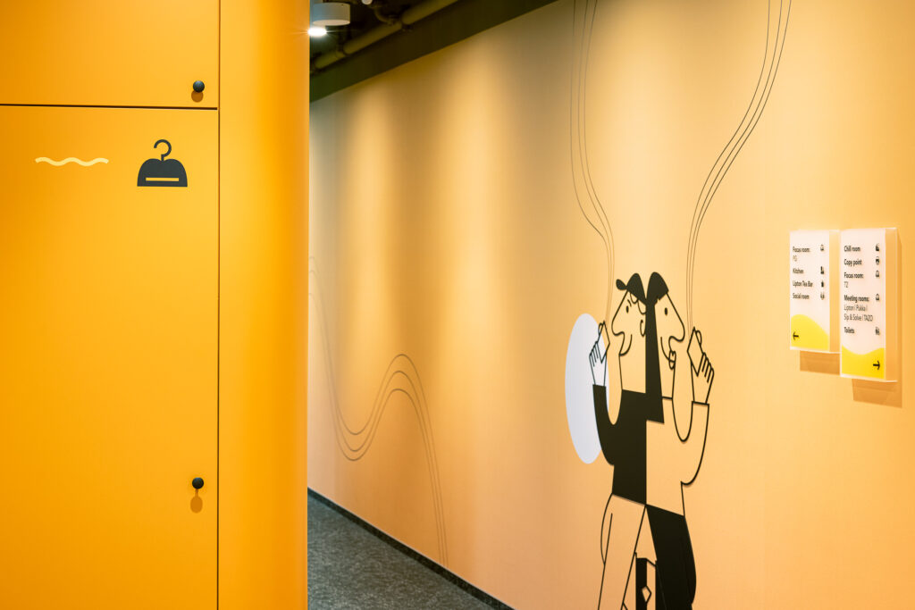 LIPTON Teas and Infusions Global HUB signage design