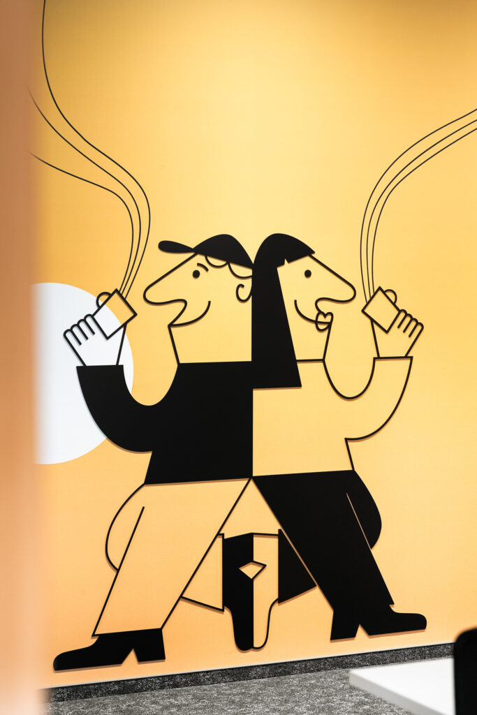 LIPTON Teas and Infusions Global HUB illustration spatial design