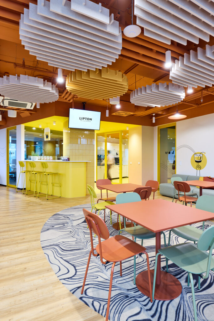 LIPTON Teas and Infusions Global HUB przestrzeń biurowa space branding