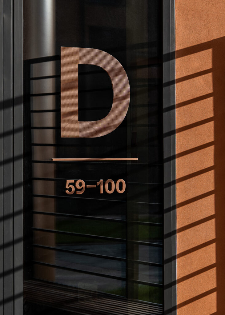 Słoneczne Tarasy Lodz entrance signage