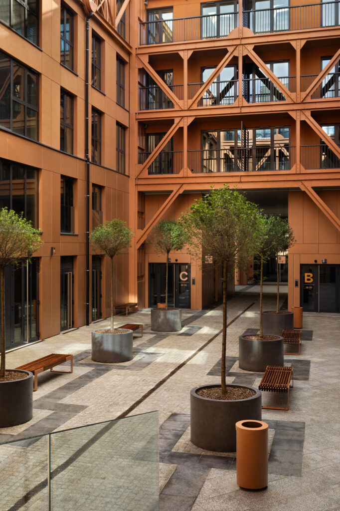 Słoneczne Tarasy Lodz patio