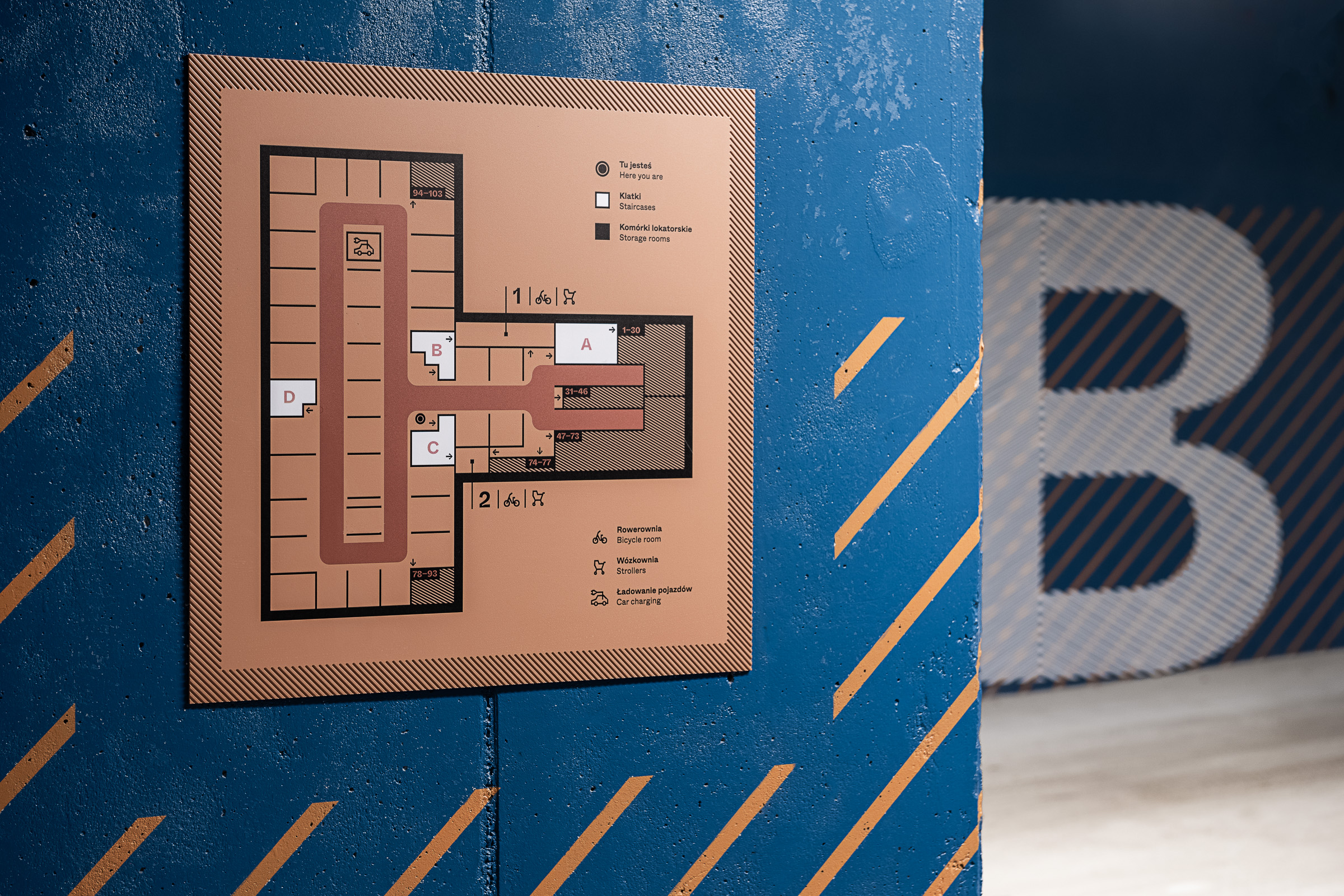 Słoneczne Tarasy w Łodzi mapa parkingowa