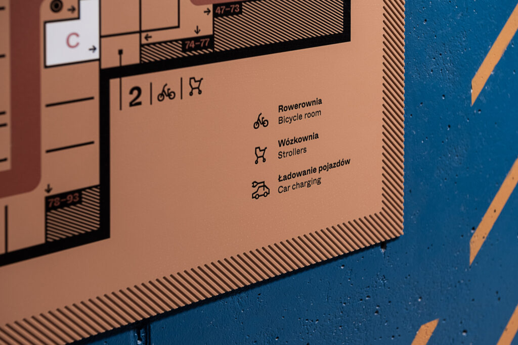 Słoneczne Tarasy Lodz map detail design