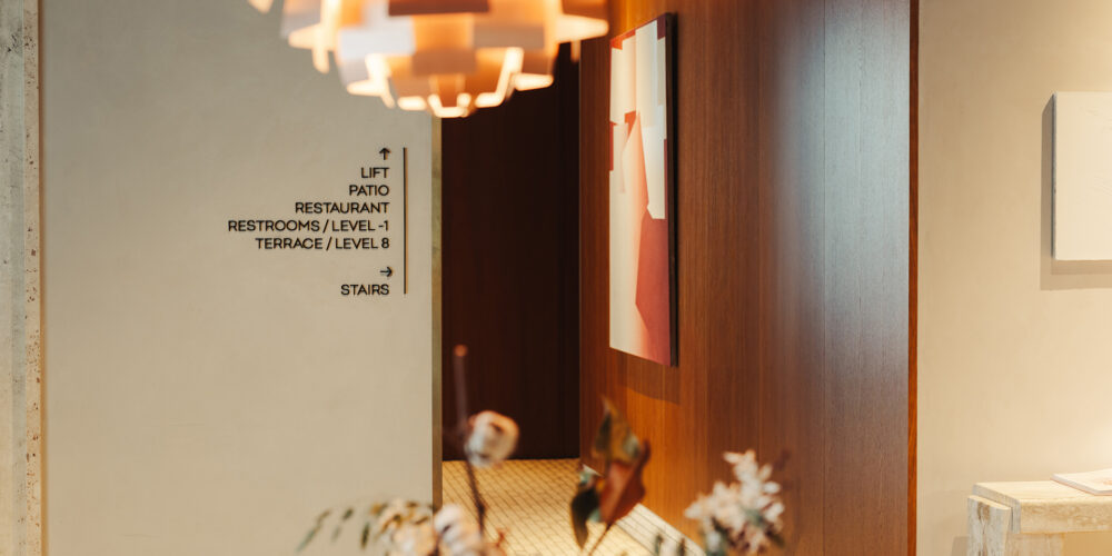 System informacji wizualnej Puro Hotel Stara Warszawa