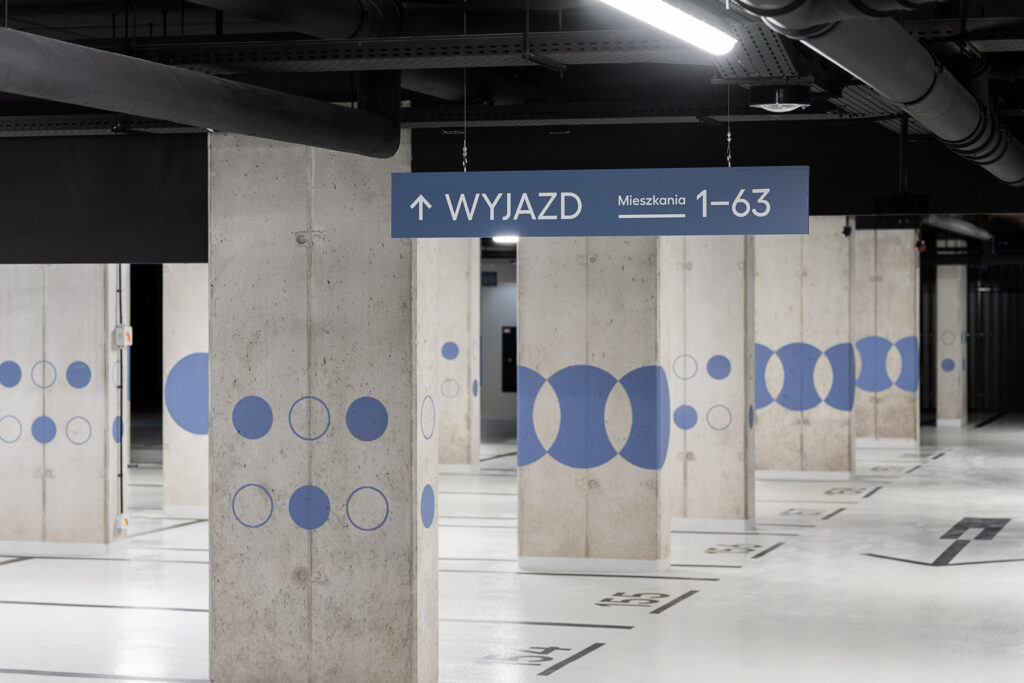 Underground parking wayfinding system